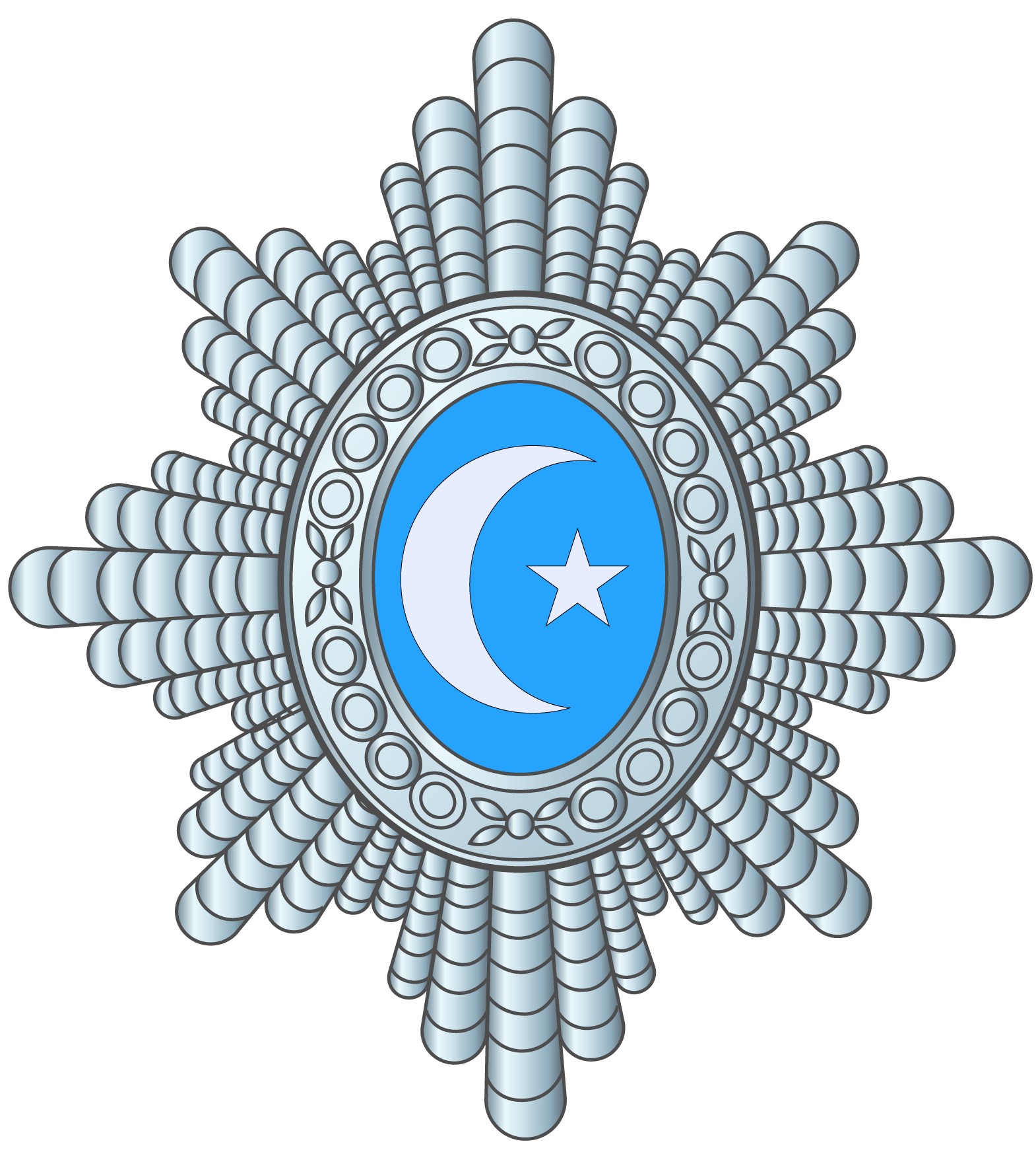 Imperiale Ordine Sultanale della Mezzaluna Crescente versione argento